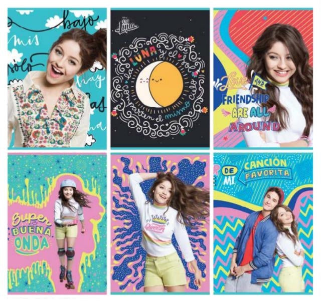 Zvezek Soy Luna A4/5M 54l 80g glitter