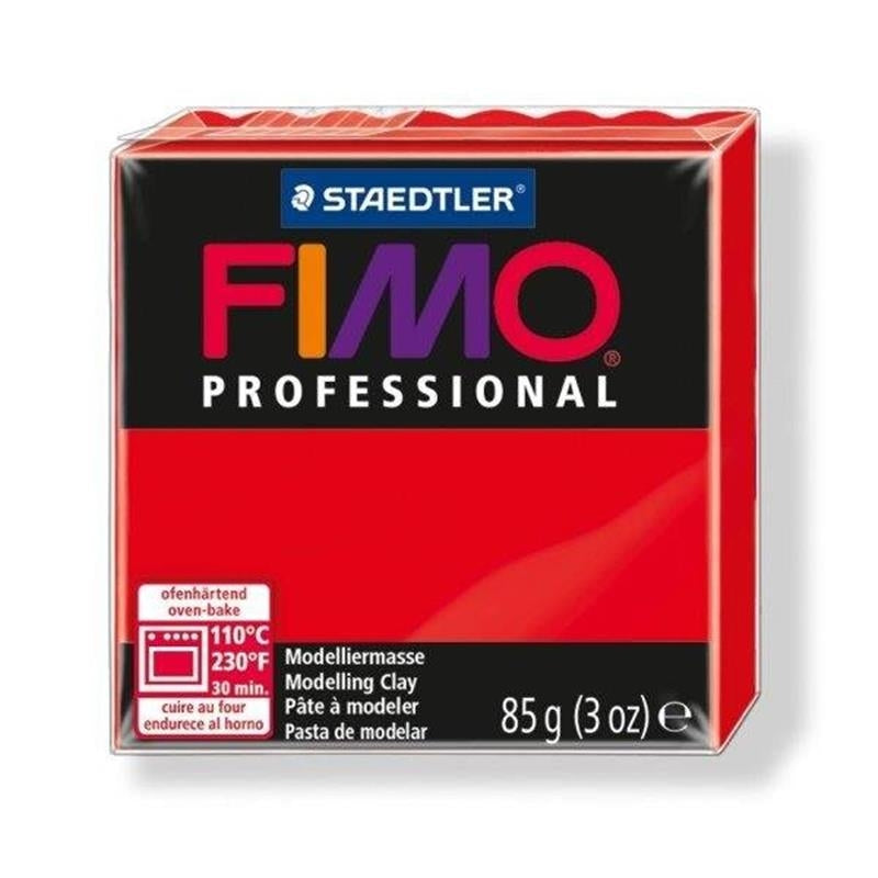 Modelirna masa FIMO professional 85g 200 rdeča