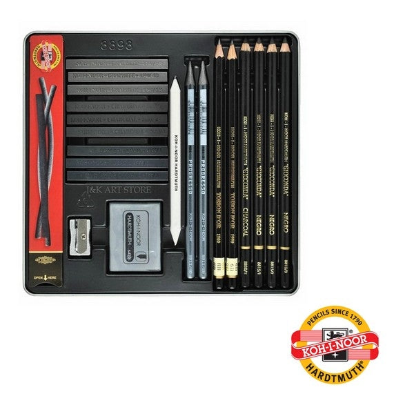 ART-SET ZA SKICIRANJE 8898 KOVINA