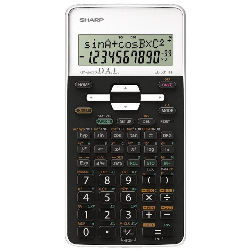 Kalkulator Sharp EL-531THB-WH bel