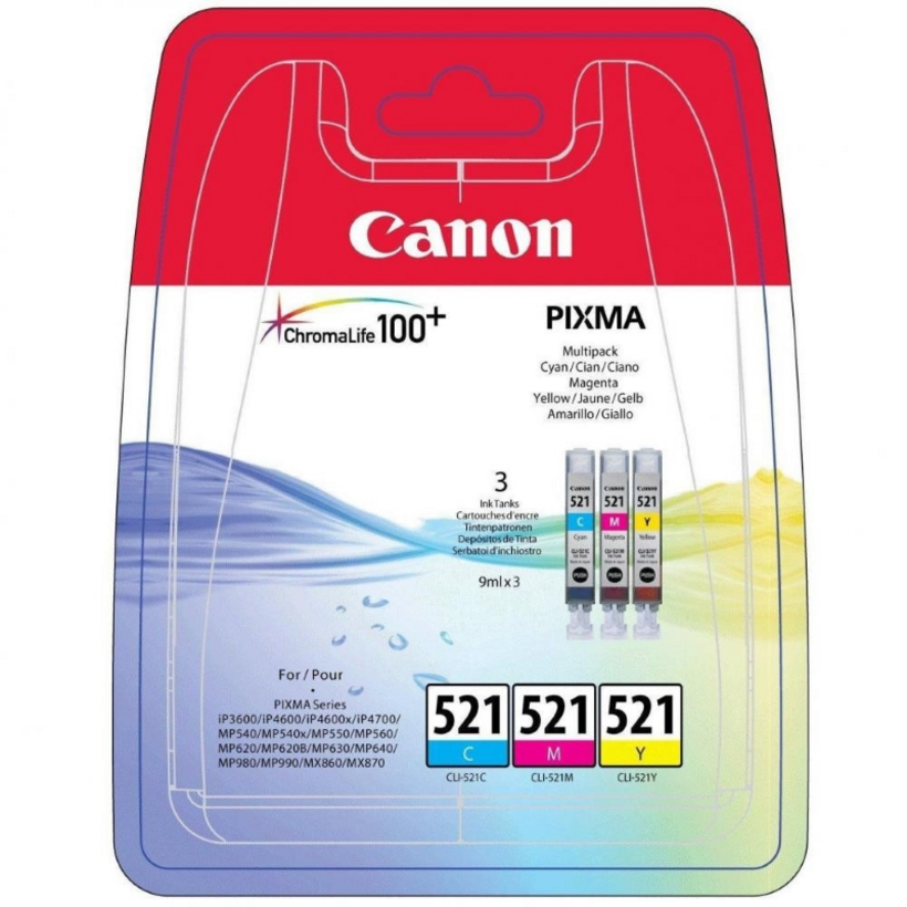 Canon Multipack CLI-521 C/M/Y