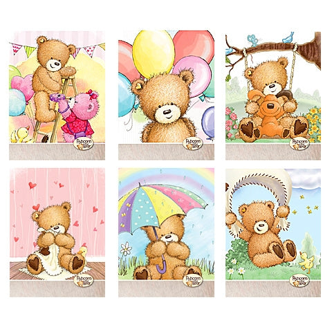 Zvezek Popcorn Bear A4/1cm