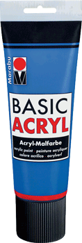 Akril Marabu BasicAcryl 225ml cyan