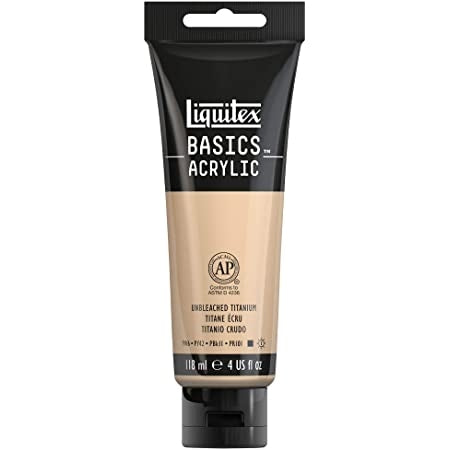 Akrilna barva Liquitex Basics 118ml UNBLEACHED TITANIUM