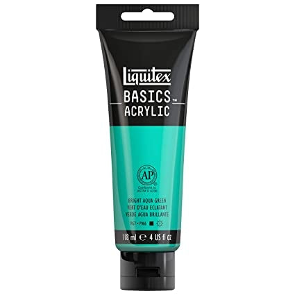 Akrilna barva Liquitex Basics 118ml BRIGHT AQUA GREEN
