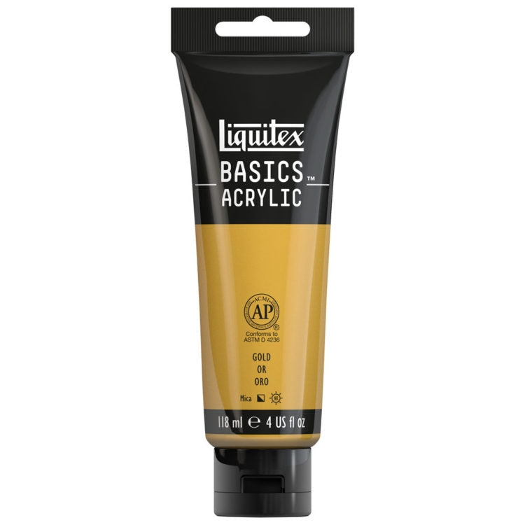 Akrilna barva Liquitex Basics 118ml GOLD