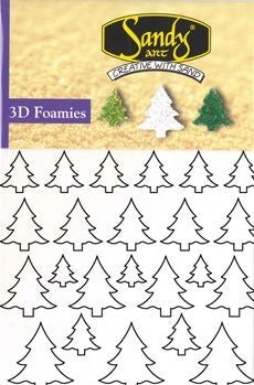 Penaste lepljive 3D smrekice