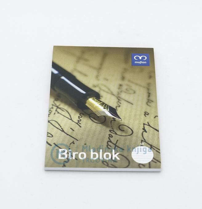 Blok biro A6 10x15 50L črtni