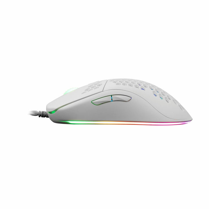 Miška White Shark optična GM-5007 Galahad bela
