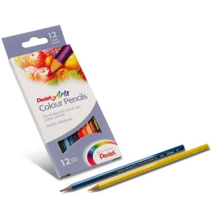 Barvice Pentel 12/1 v kartonski embalaži