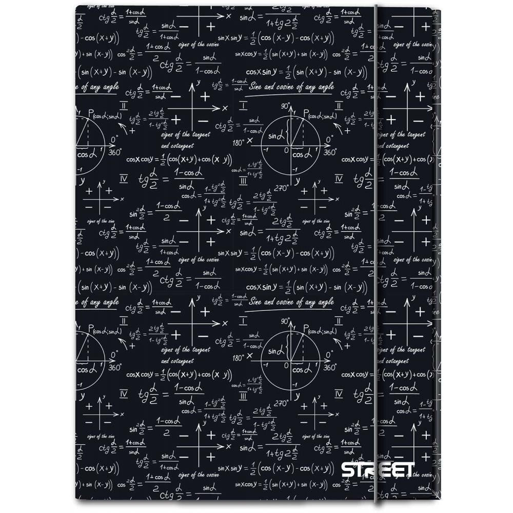Mapa z elastiko Street  A4 1cm Matematika