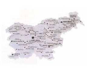 Šablona zemljevid Slovenije