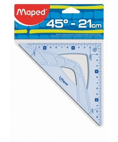 Ravnilo trikotnik Maped 45° 21cm