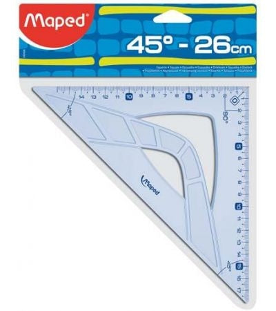 Ravnilo trikotnik Maped 45° 26cm