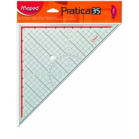 Geotrikotnik Maped Pratica z držalom 35cm