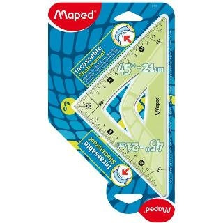 Trikotnik Maped flex, 45° 21cm