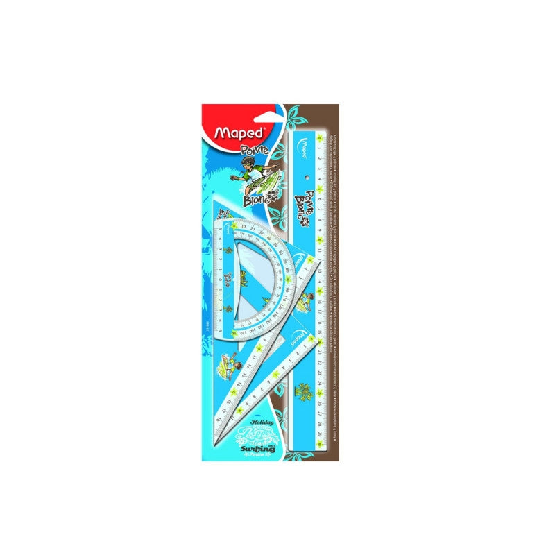 Ravnilo set 4/1 Maped Tatoo