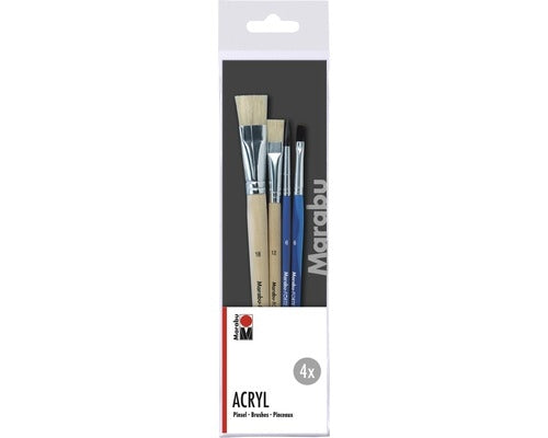 Komplet čopičev Marabu Acryl