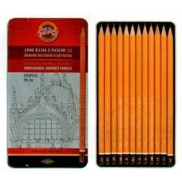 Svinčnik grafični set Koh-i-Noor Graphic 5B-5H 12/1