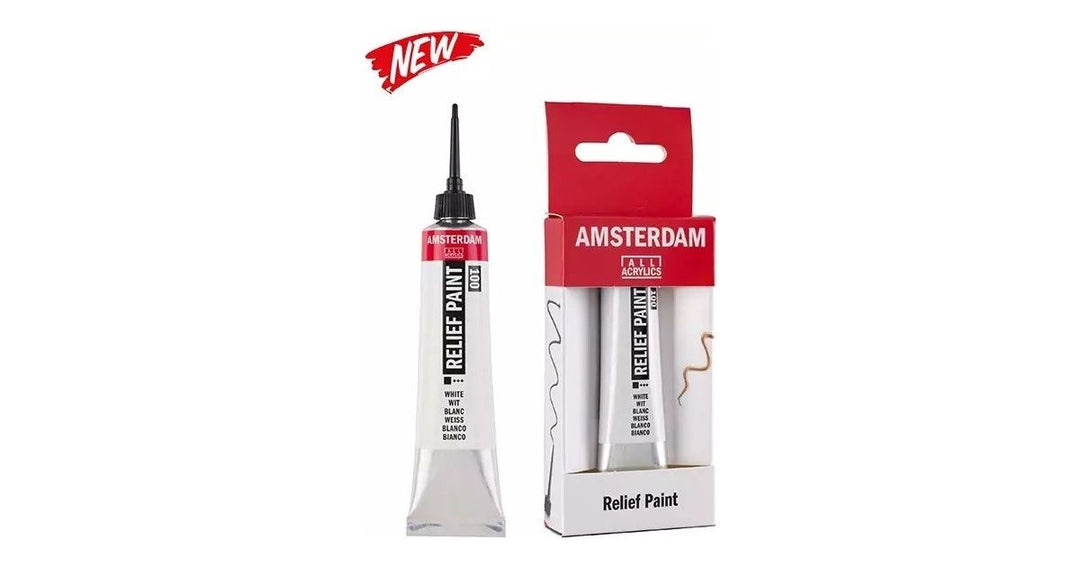 Amsterdam Deco kontura 20ml, št.100 bela