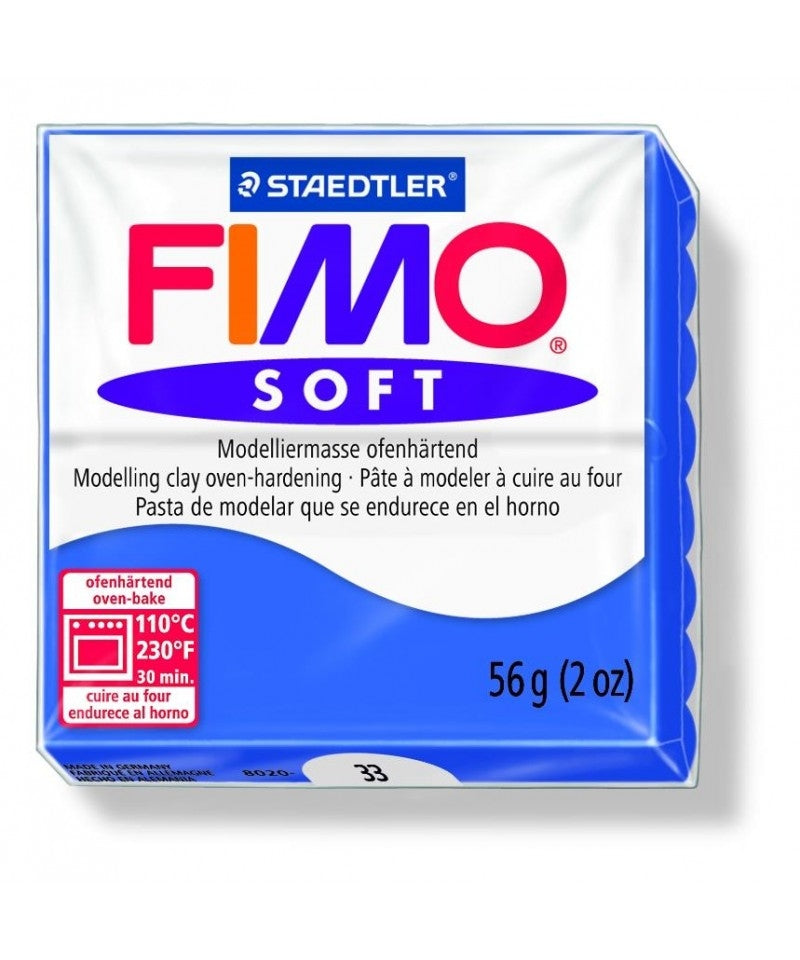 MODELIRNA MASA FIMO SOFT 56G 33 SV.MODRA