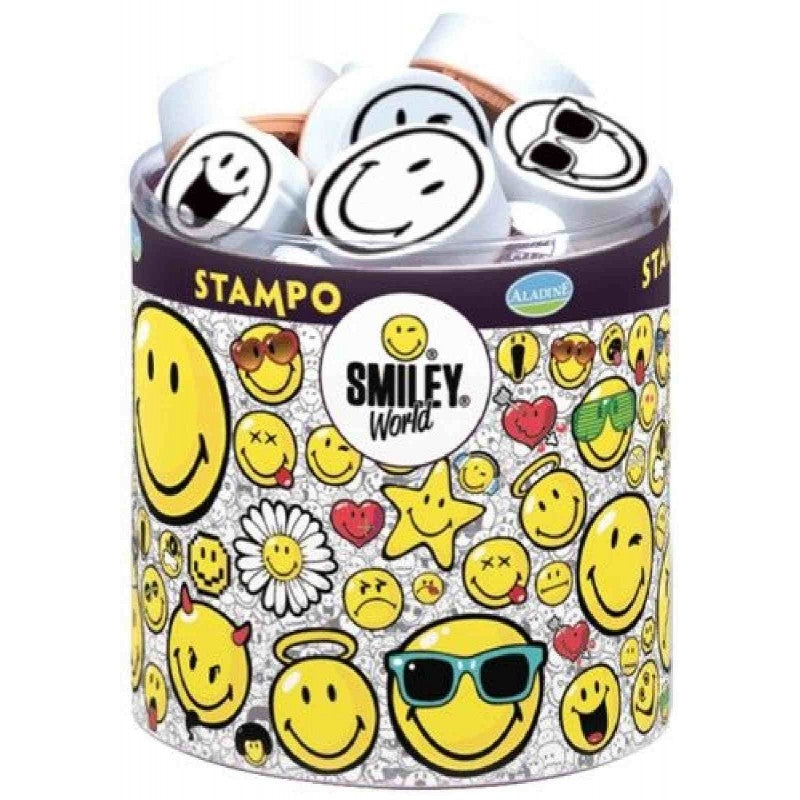 Štampiljke v lončku Smiley