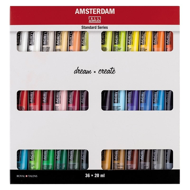 Akrilne barve set 36x20ml