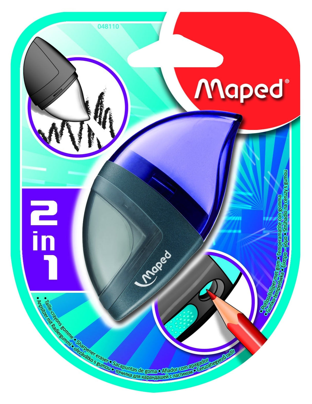 Šilček z radirko Maped Moondo