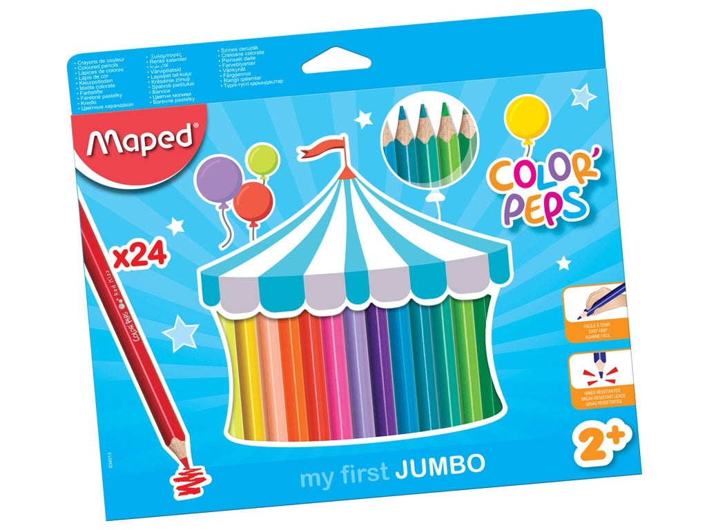 Barvice Maped Color'peps Maxi 3-robe 24/1
