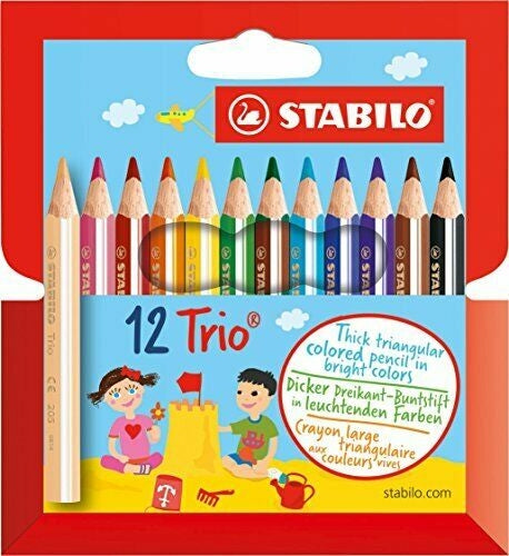 Barvice Stabilo Trio kratke 12/1