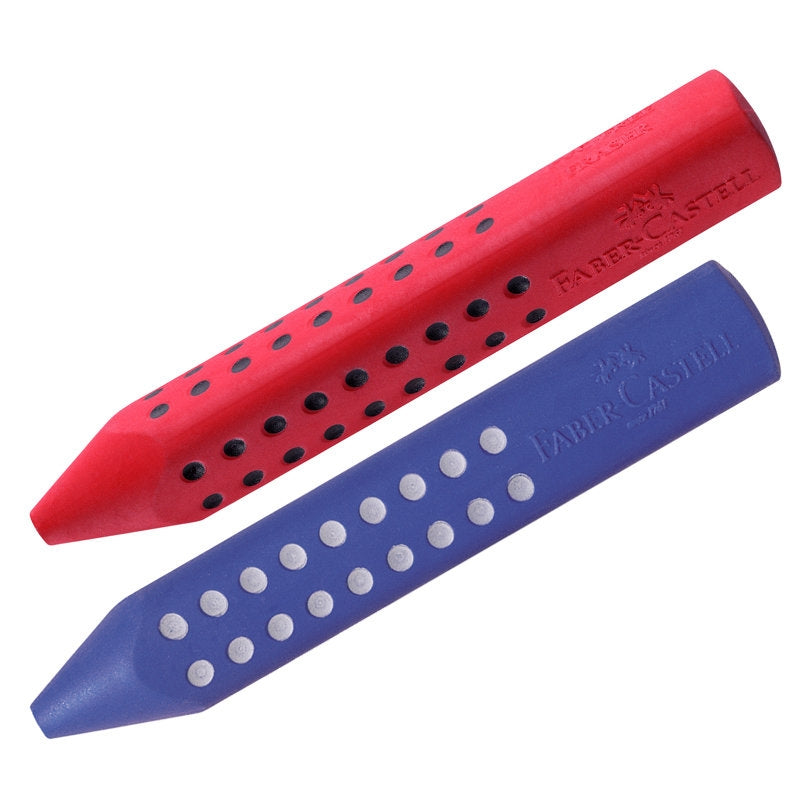 Radirka Faber Castell Grip rdeča/modra
