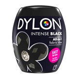 Barva za tekstil Dylon 350g Intense black