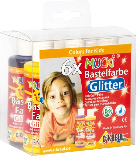 Barve z bleščicami, Mucki 6v1 80ml
