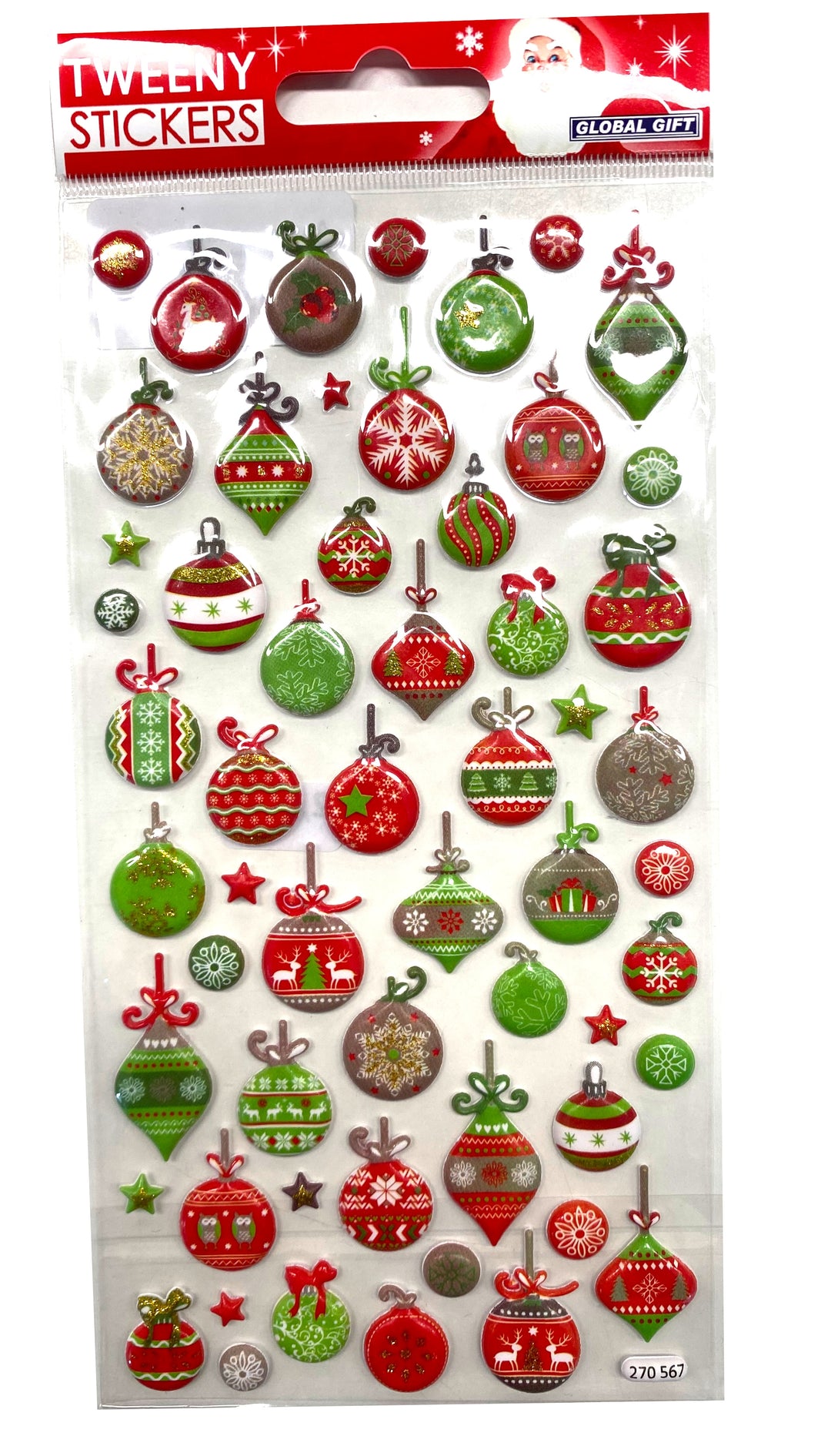 Nalepke Tweeny xmas 9x17,5cm