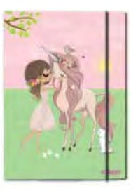 Mapa z elastiko Street Unicorn A4 1cm