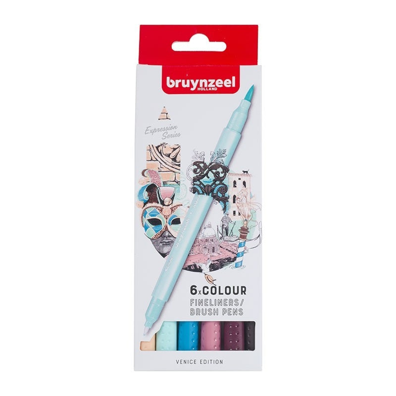 Fineliner Bruynzeel  6/1 različni kompleti