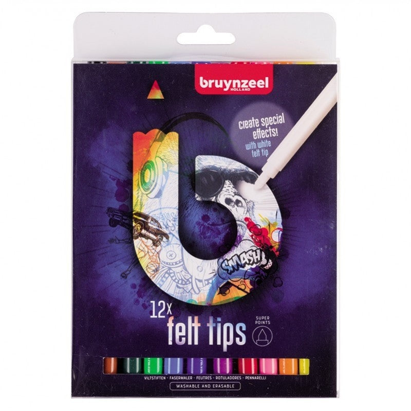 Flomastri set 12/1 Bruynzeel temna embalaža
