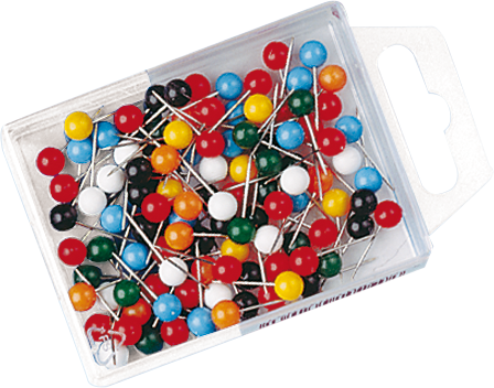 Bucike s PVC glavo 6x16mm 100/1