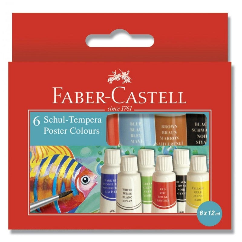 Tempera Faber Castell 12ml 6/1