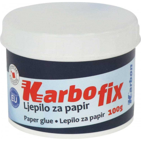 Lepilo za papir Karbon 100g lonček Karbofix