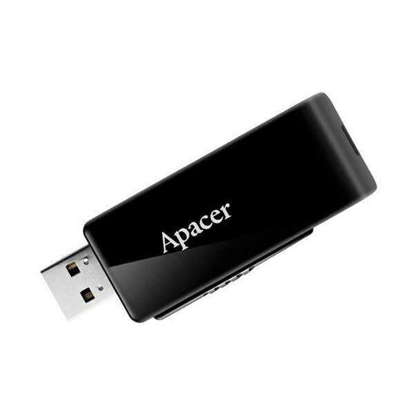 USB ključ 3.0 64GB AH350 Apacer črno/bel