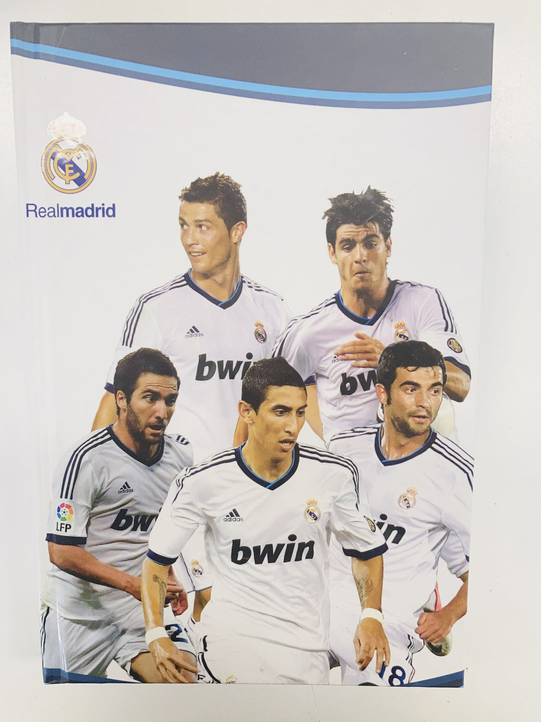 Zvezek črtasti trda platnica REAL MADRID A5 96L 80G