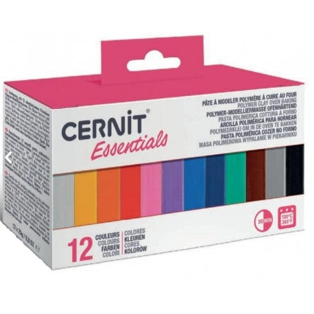Cernit set 12x25g sort.