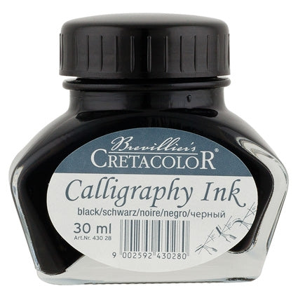 Tuš za kaligrafijo črn 30ml