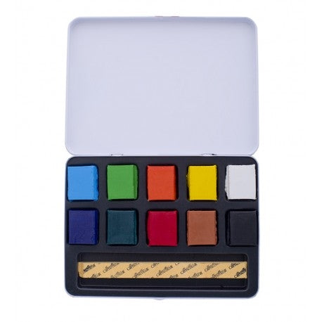 BARV. AQUARELL KOCKE AQUA BRIQUE CRETACO