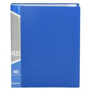 Mapa Display Optima Classic A4/40 modra