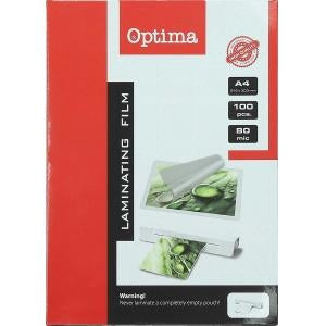 Folija za plastificiranje Optima a4 80my 100/1
