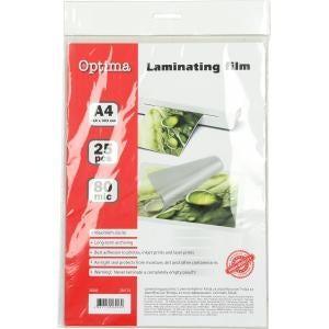 Folija za plastificiranje Optima A4 80mic 25/1