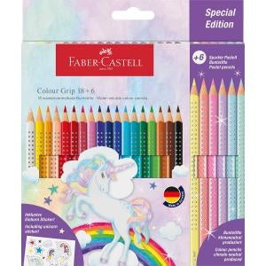 Barvice FaberCastell Grip Unicorn 18+6