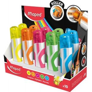 Marker roler Maped Fluo sort.barve